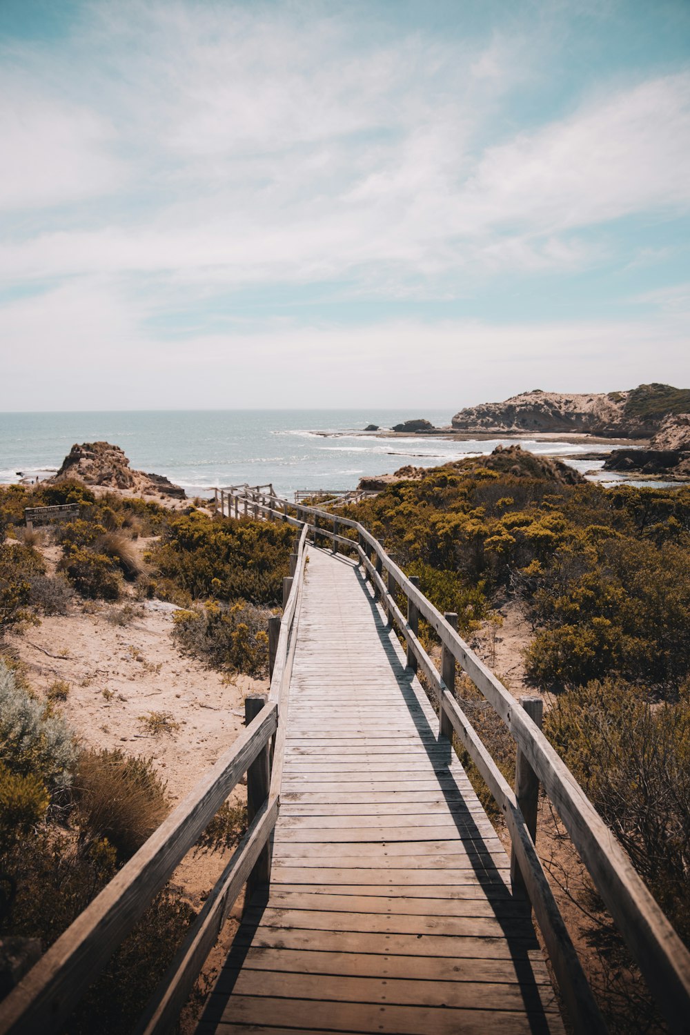 brown wooden dock on sea during daytime