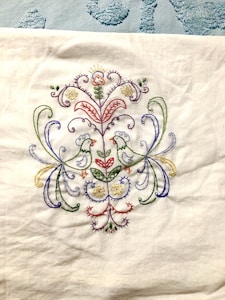 Artisan Hand Embroidered Cushion