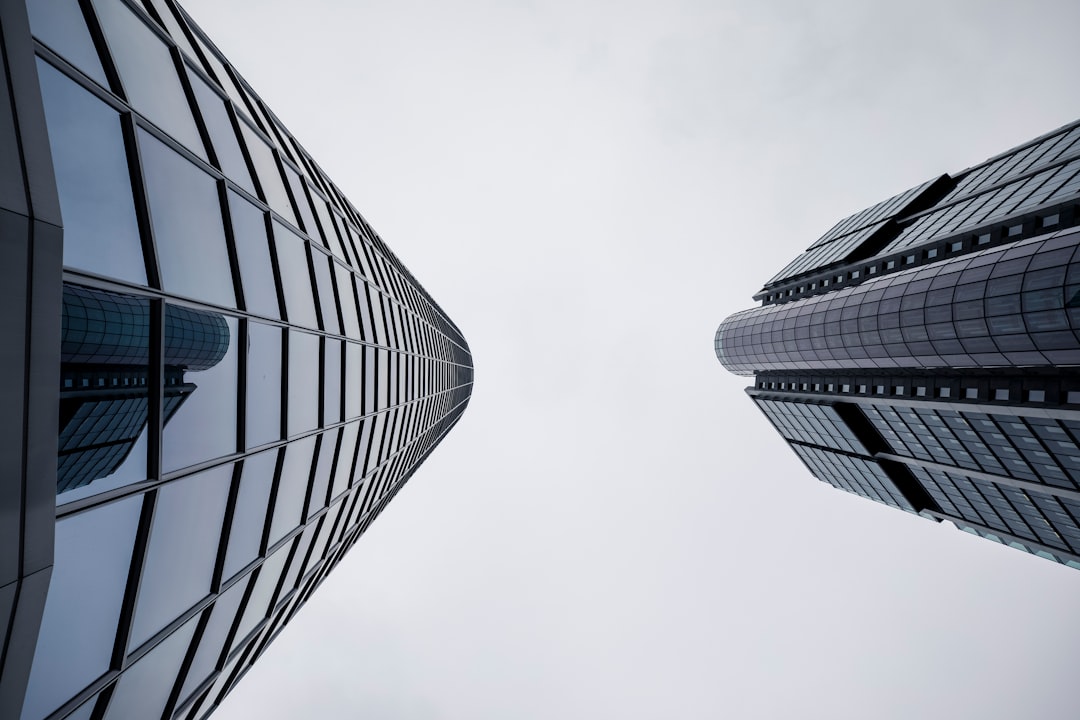 low angle photography of high rise building