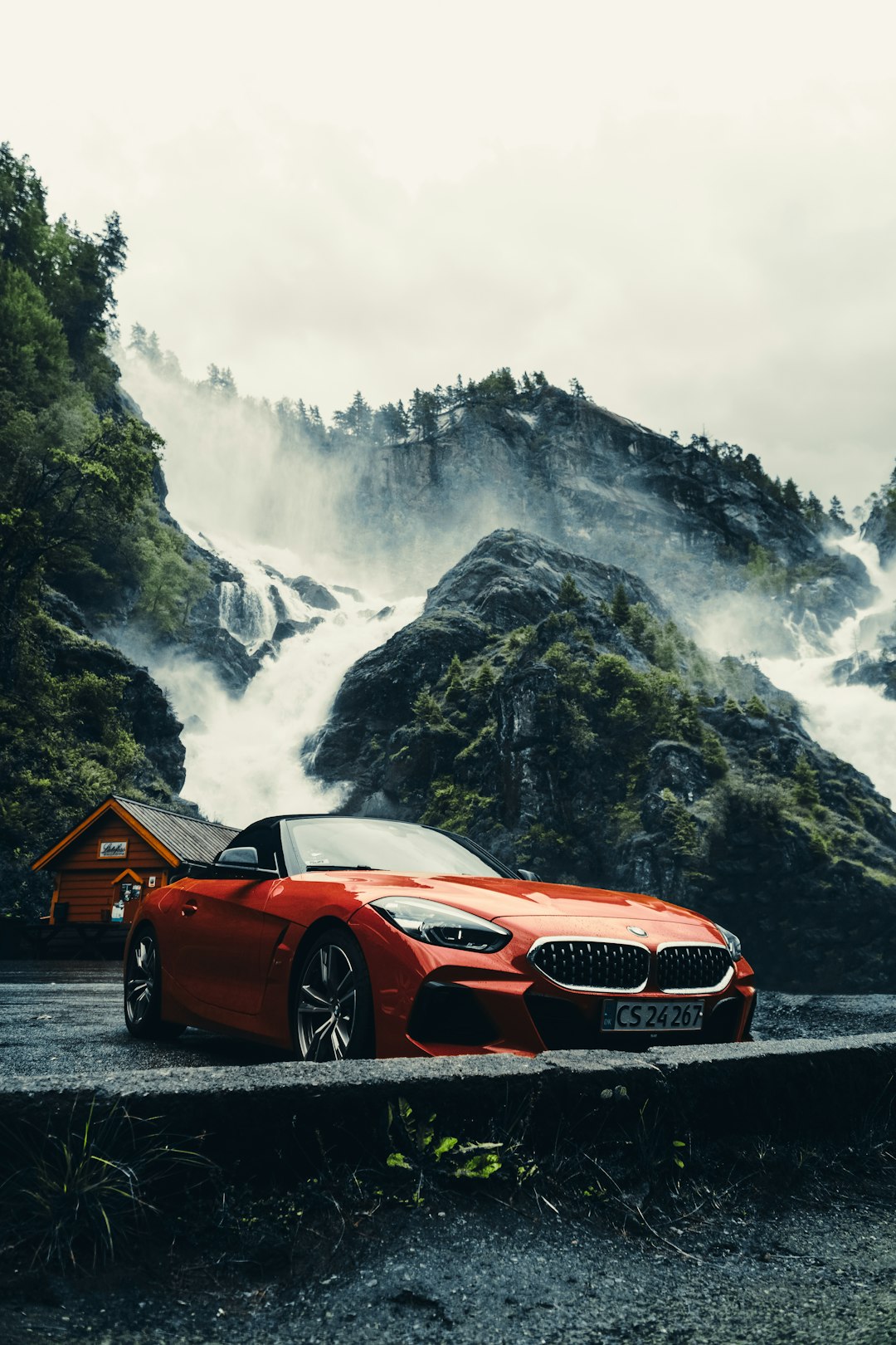 orange and black lamborghini aventador