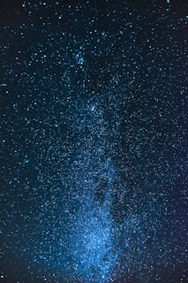 starry night sky over starry night