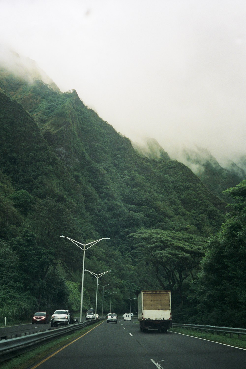 brown wooden house on top of mountain