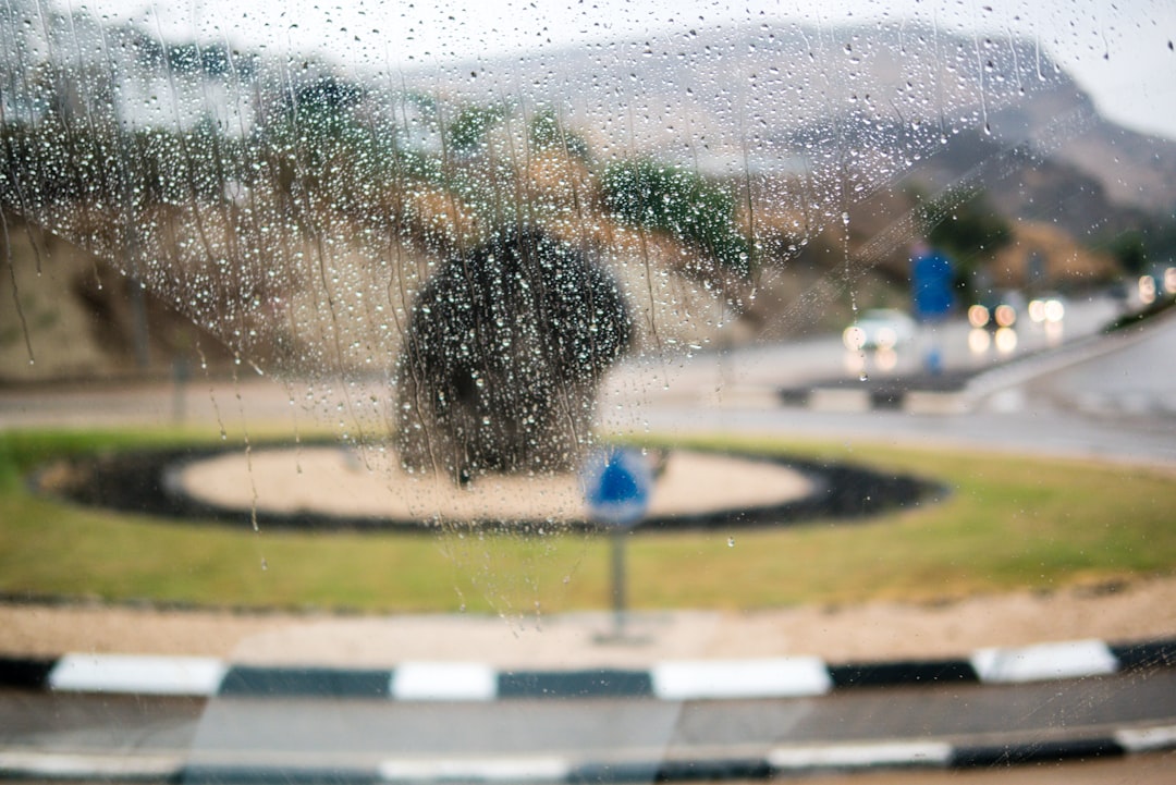 water droplets on glass window