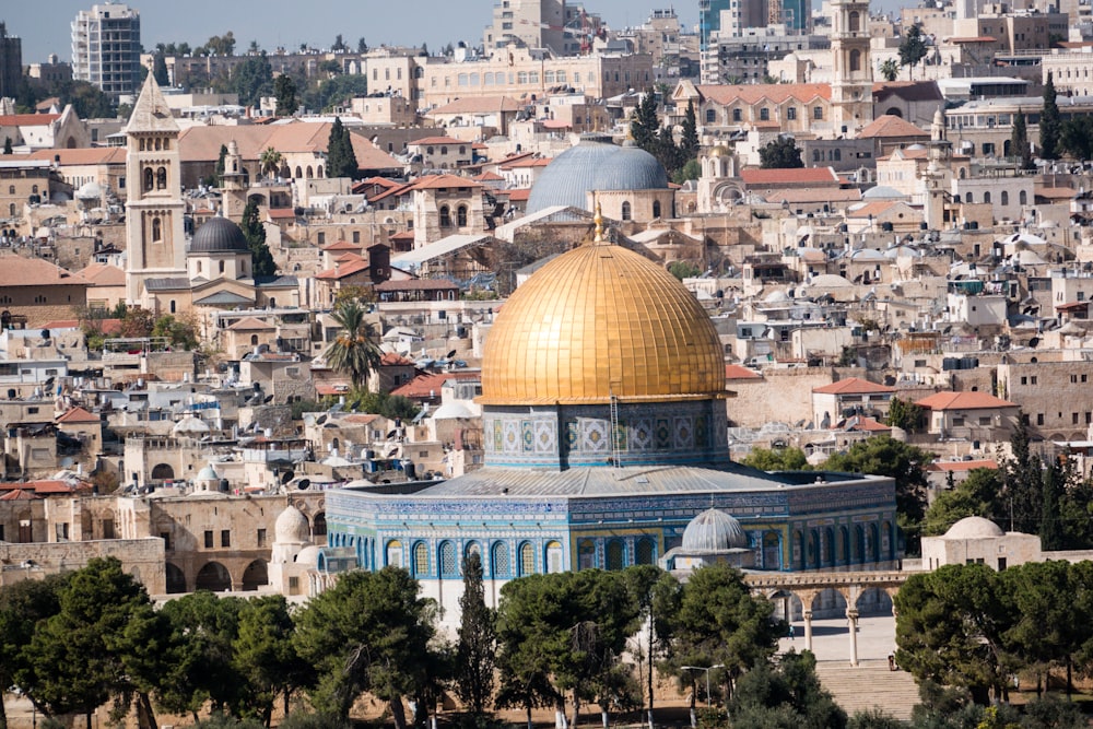 white and brown dome building