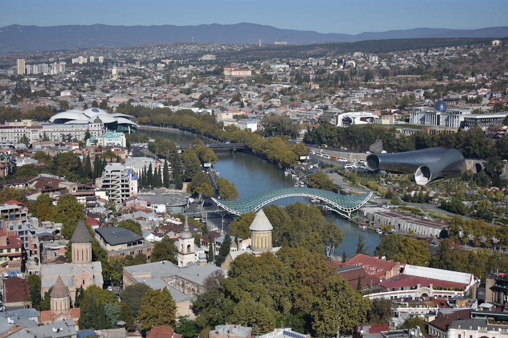 aerial view of city buildings during daytime