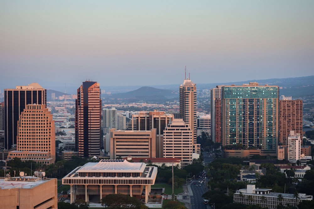 city skyline during day time