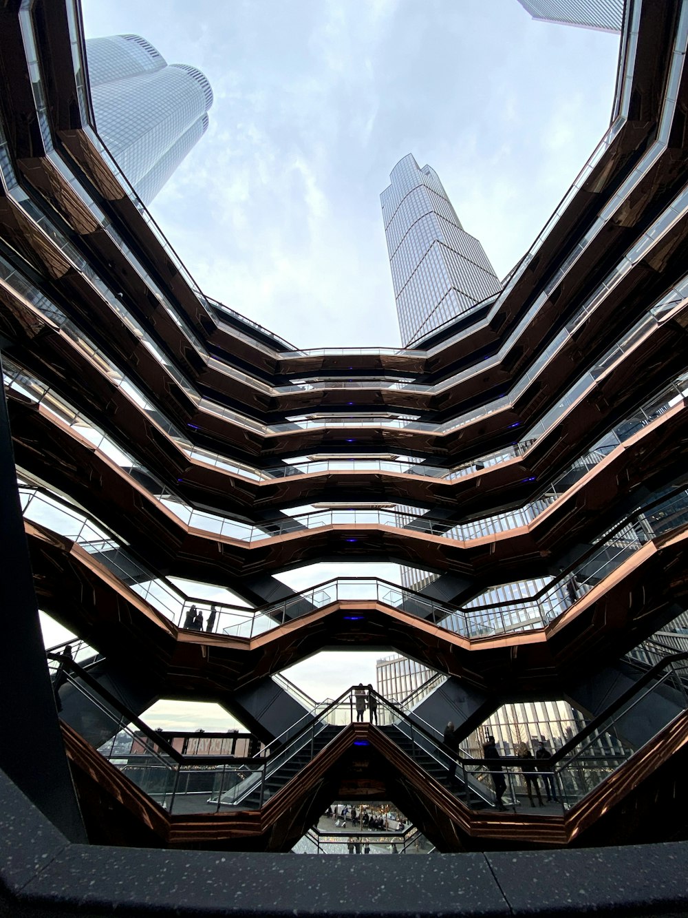 low angle photography of high rise building