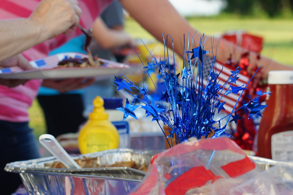 blue and yellow plastic toy