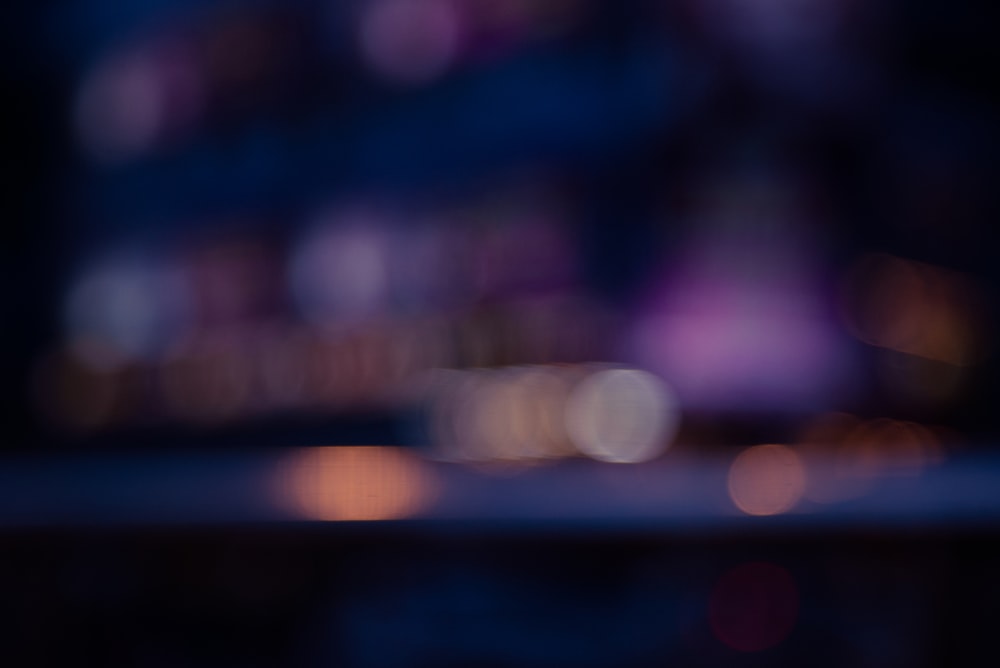 bokeh photography of city lights