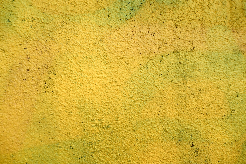 gelb und grün gestrichene Wand