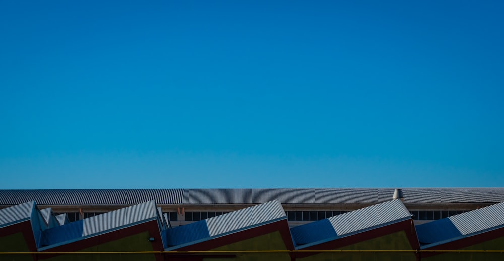 blue and white house under blue sky during daytime