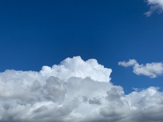 white clouds and blue sky during daytime in Birzebbuga Malta