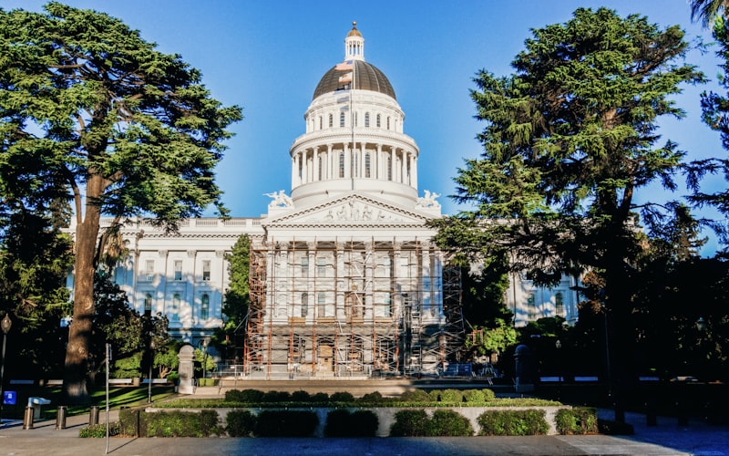 Sacramento Capitol building and skyline