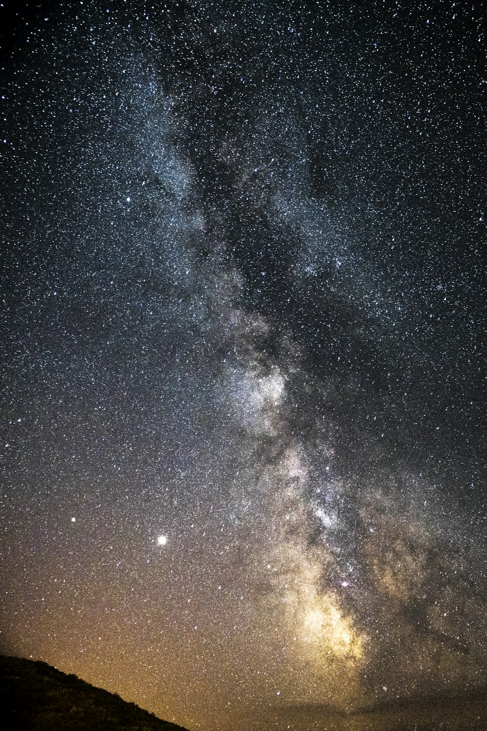 starry night sky over the starry night