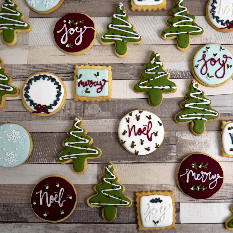 Decorated cookies