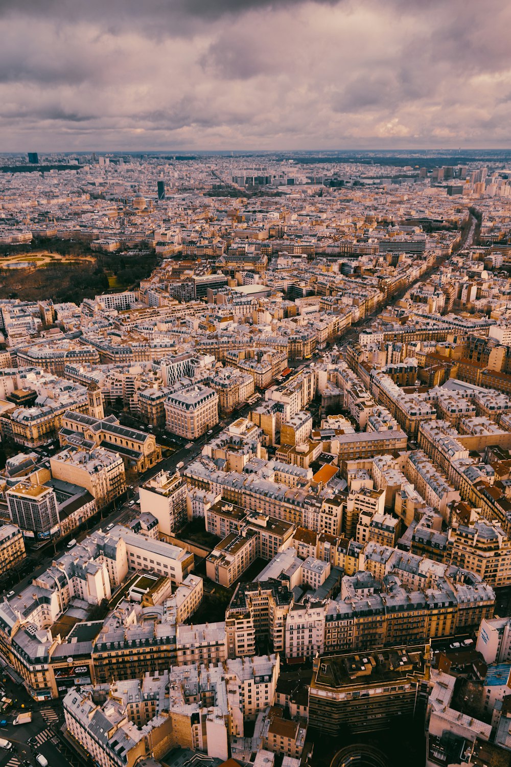 aerial view of city buildings during daytime