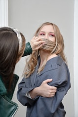young person in stylizing job