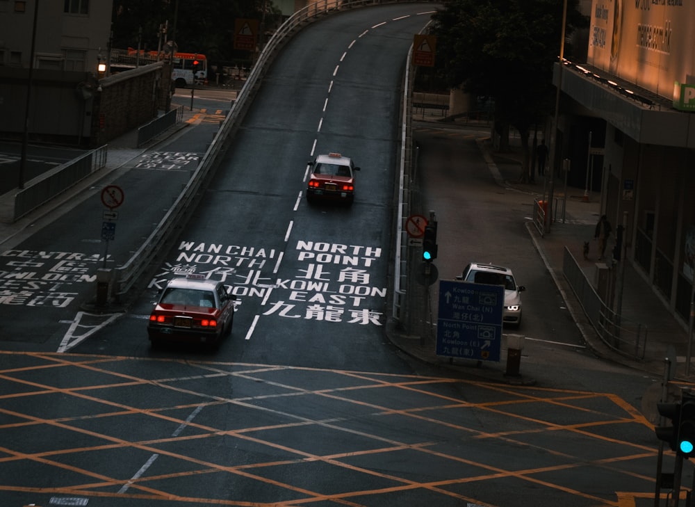 cars on road during daytime