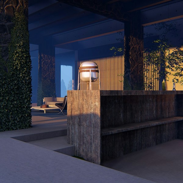 Outdoor entertainment space