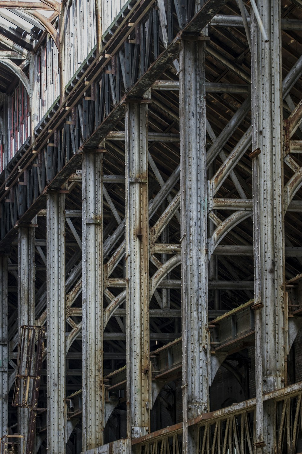 brown metal bridge during daytime