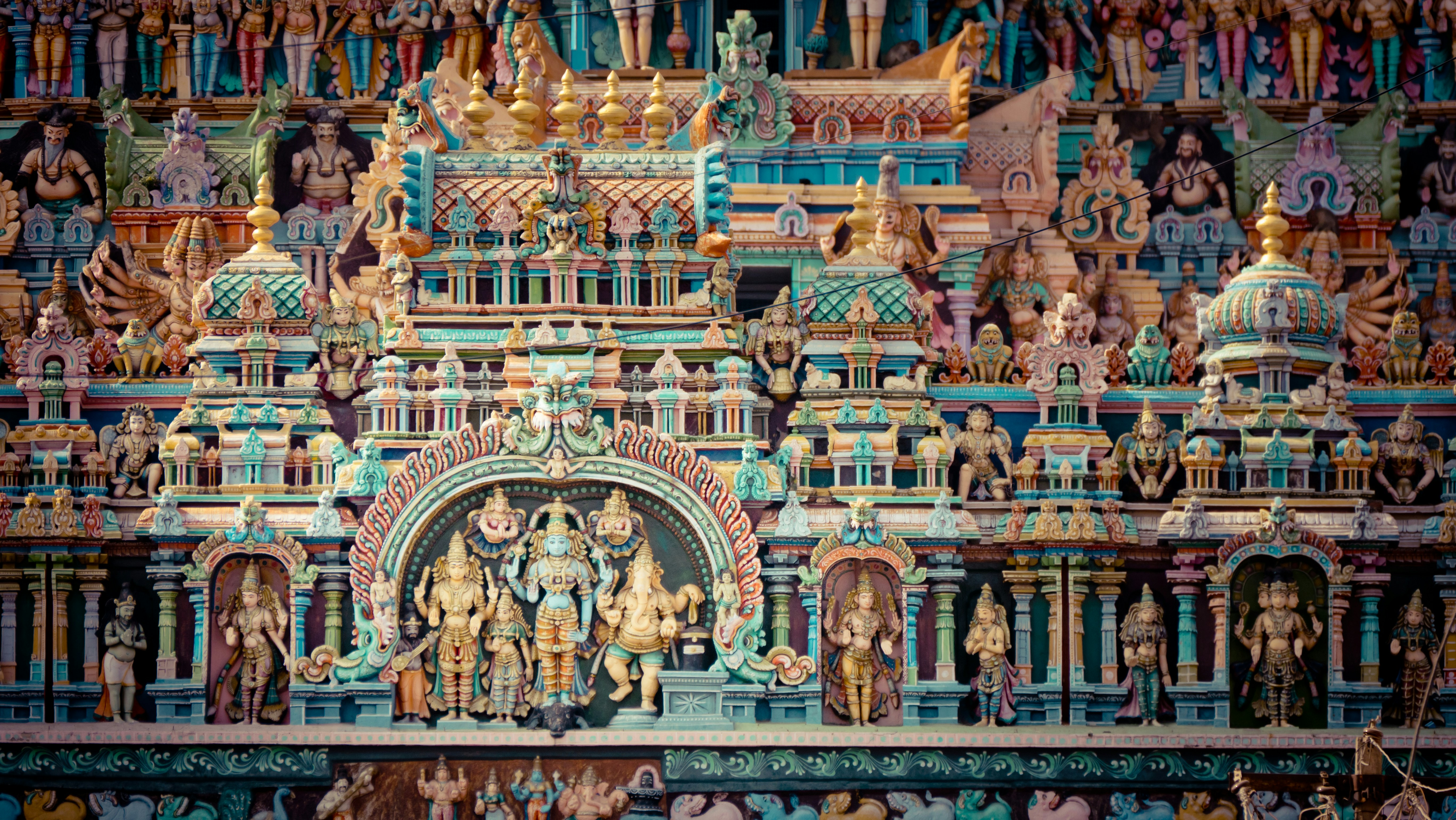 brown and white concrete building