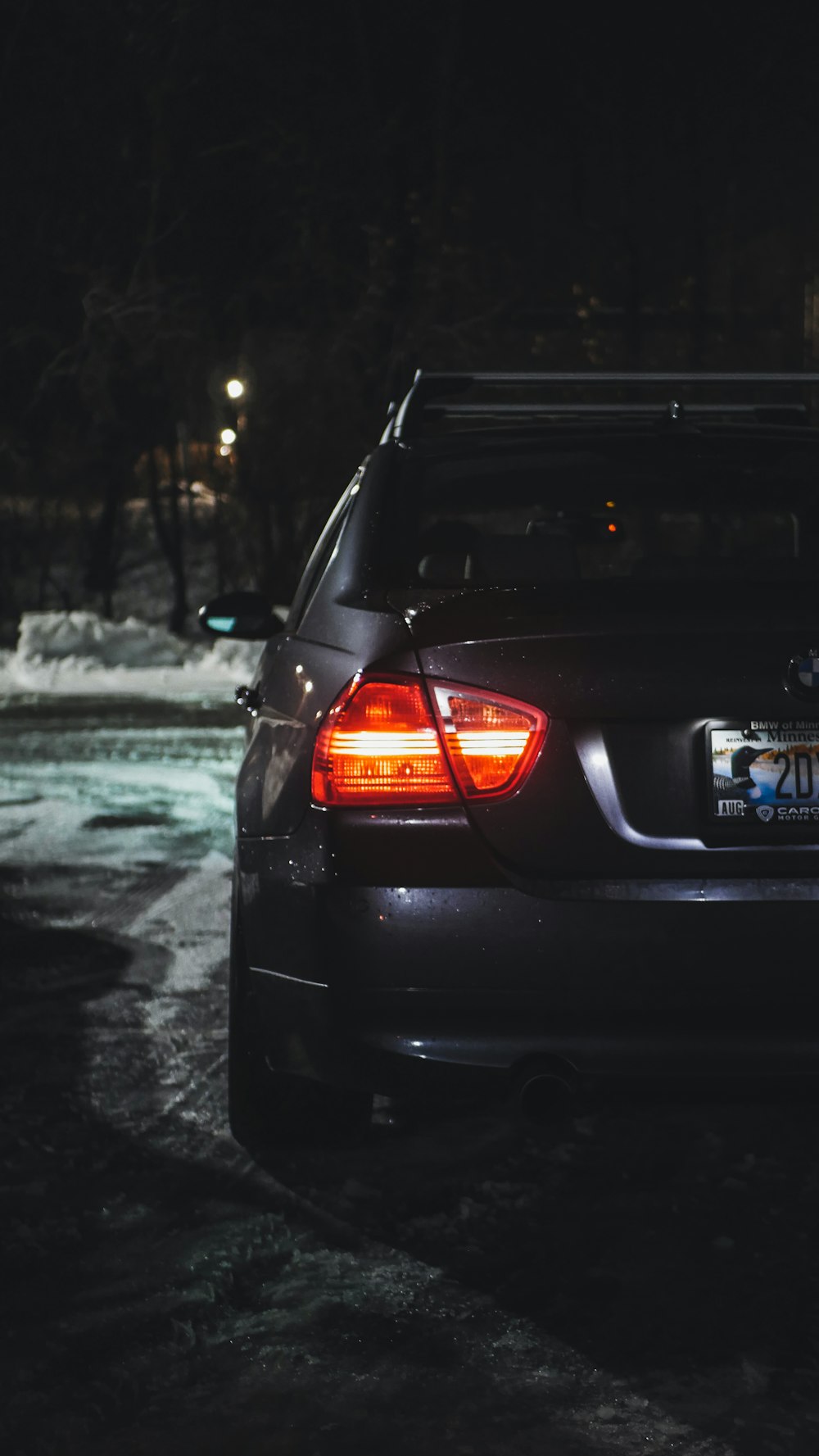 black car on road during daytime