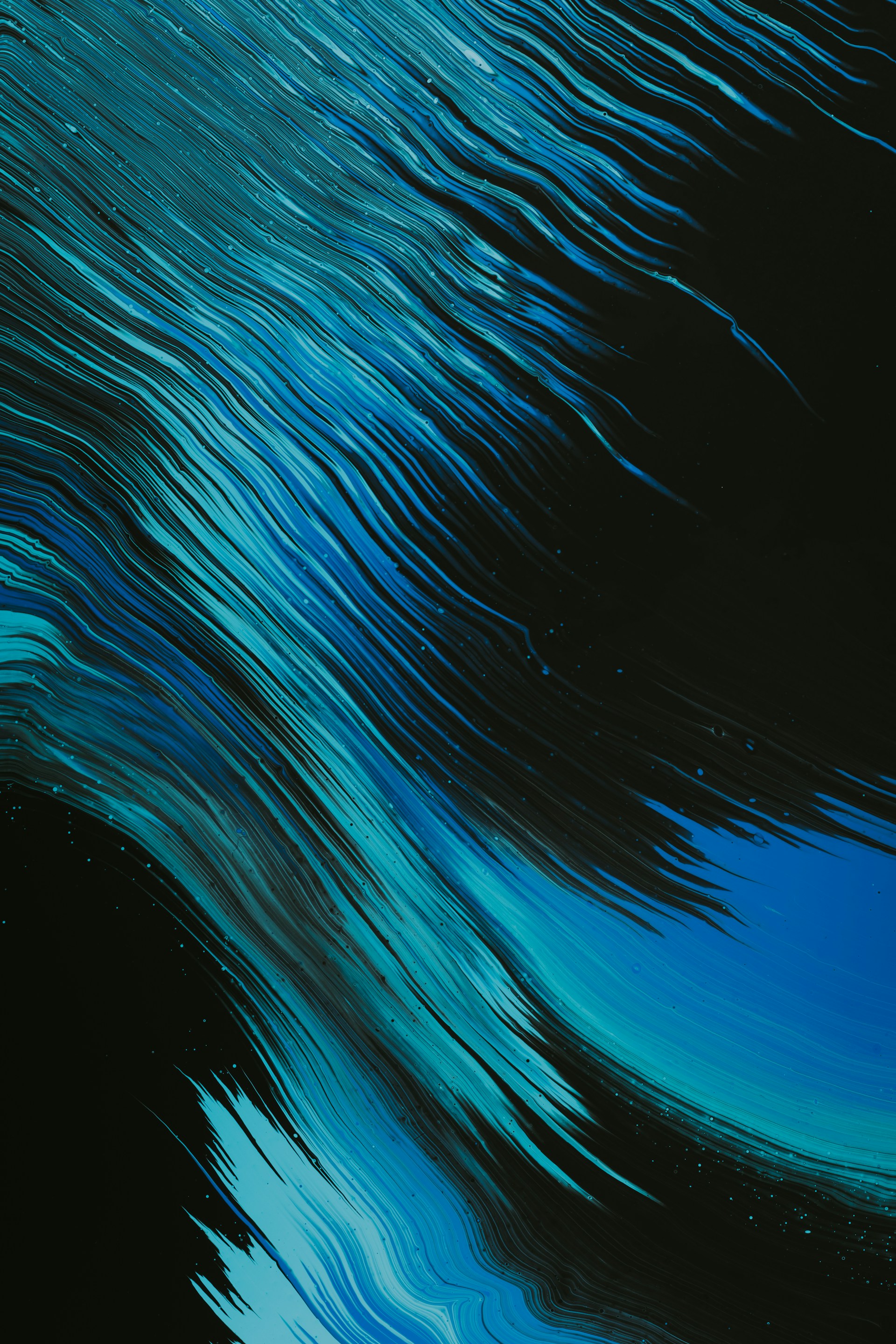 blue and black sky with stars