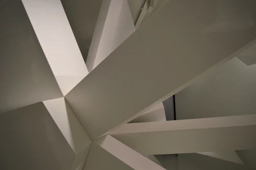 Abstract art representing the foundation of ideas through simple shapes.
