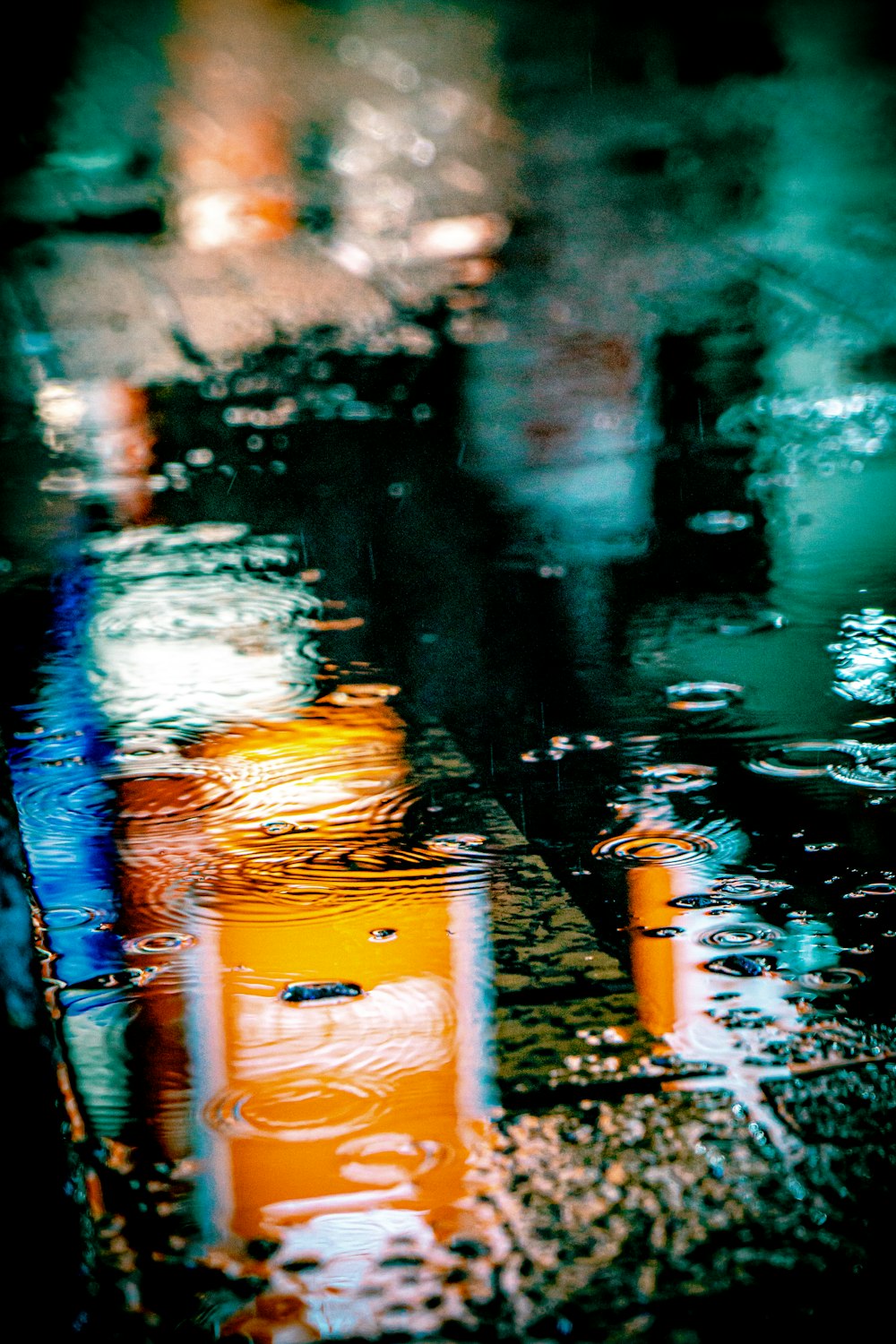 water droplets on glass window