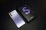 Samsung Galaxy A17 5G highlighting its AMOLED screen and sleek body with 5G icon