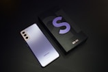 The sleek design of the Samsung S25 Plus showcasing its screen.