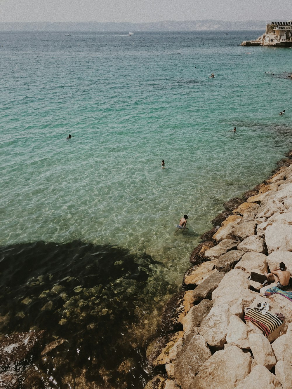 people on beach during daytime