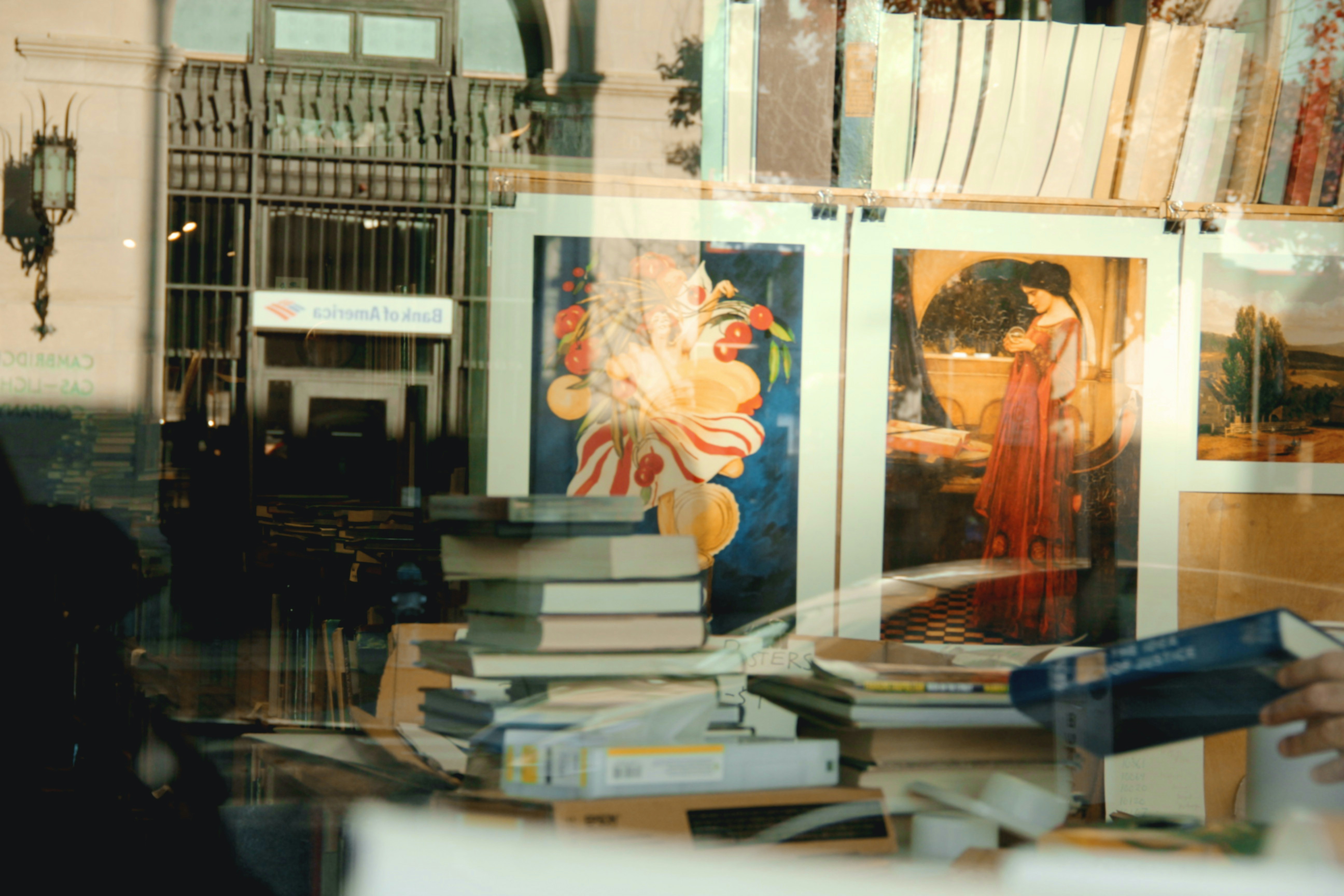 books on brown wooden table