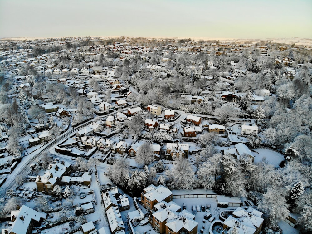 aerial view of city buildings during daytime