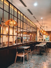 brown wooden table and chairs