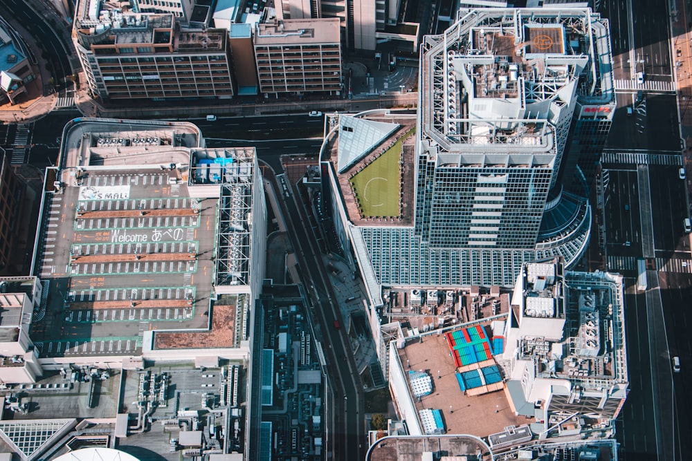 aerial view of city buildings during daytime