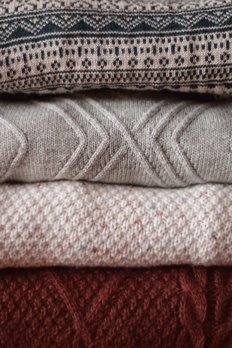 Pull chunky en laine naturelle