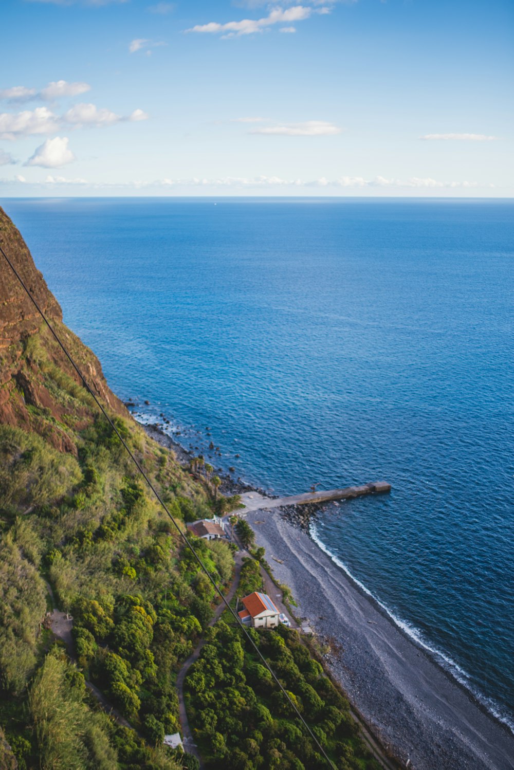 aerial view of body of water during daytime