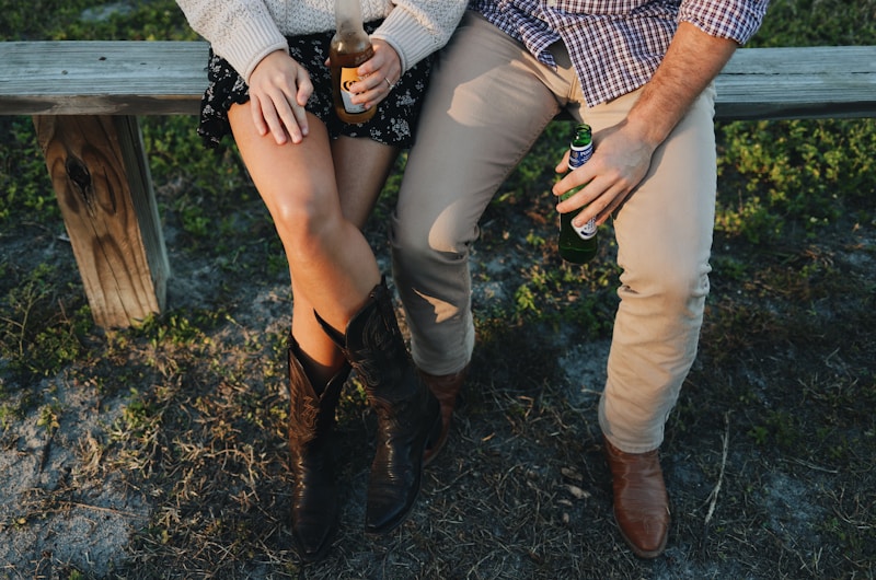 جزمة جلدية فاخرة