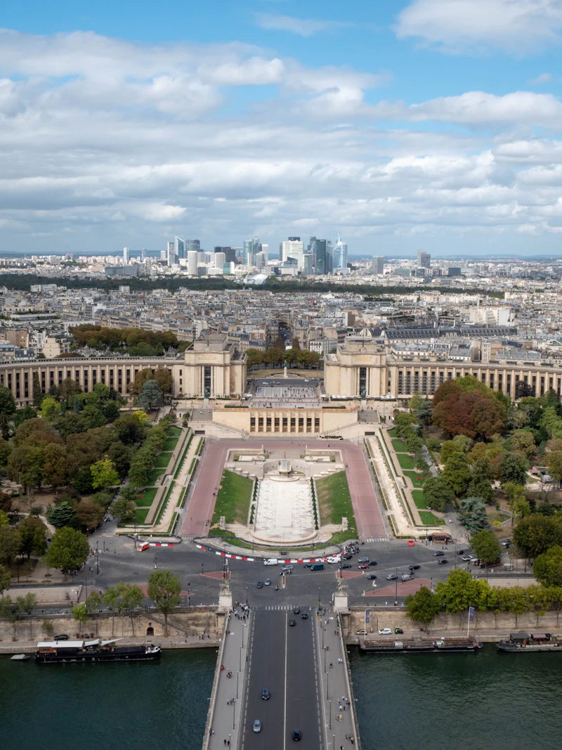 Place du Trocadéro seen from above