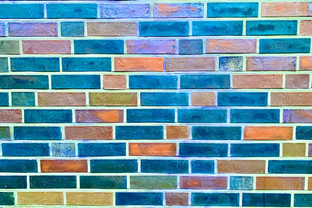 brown and black brick wall