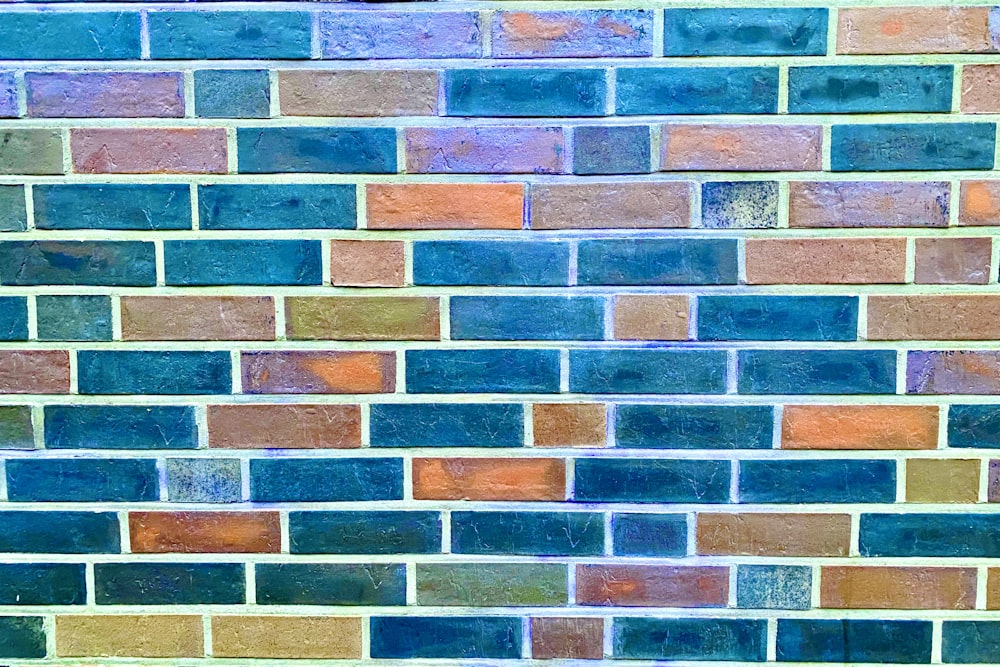 brown and black brick wall