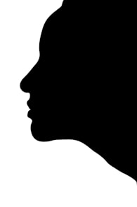 mans face in grayscale