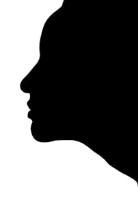 mans face in grayscale