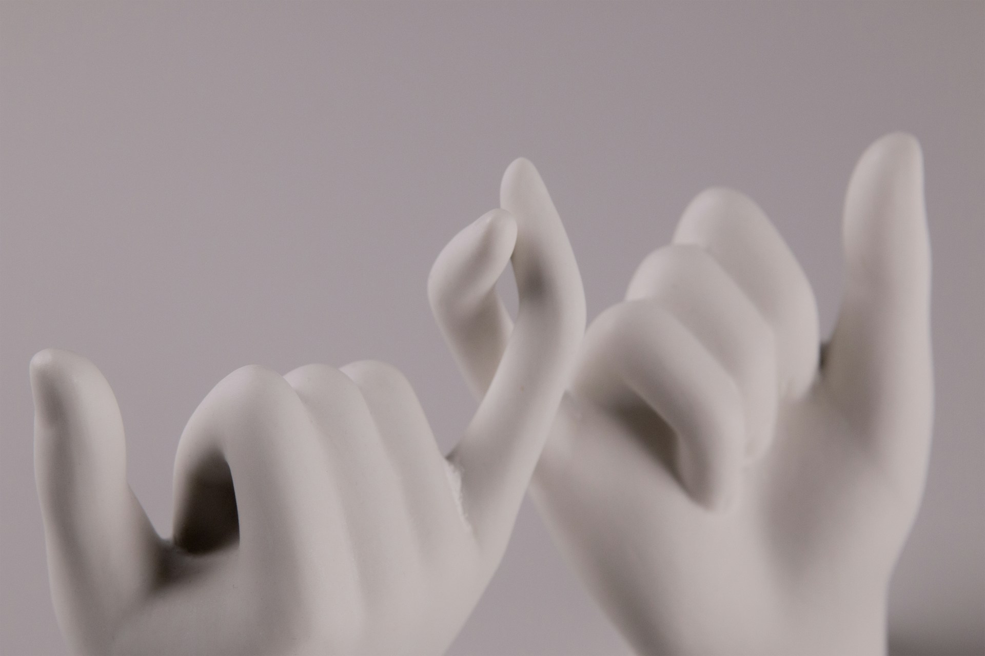 human hand forming heart shape