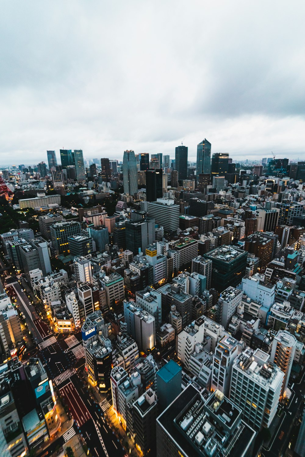 aerial view of city buildings during daytime