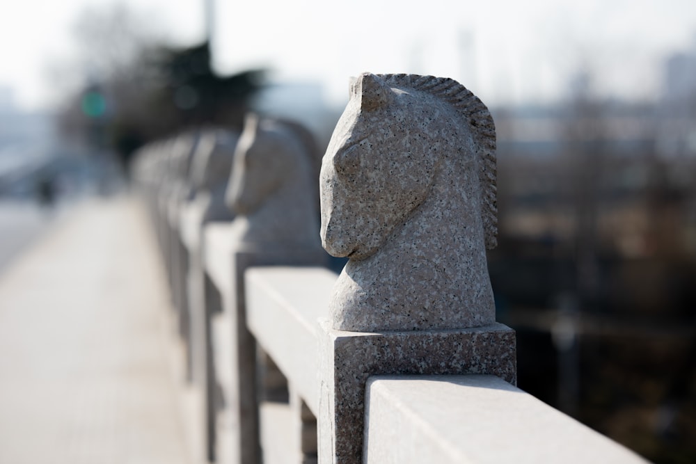 gray concrete statue during daytime