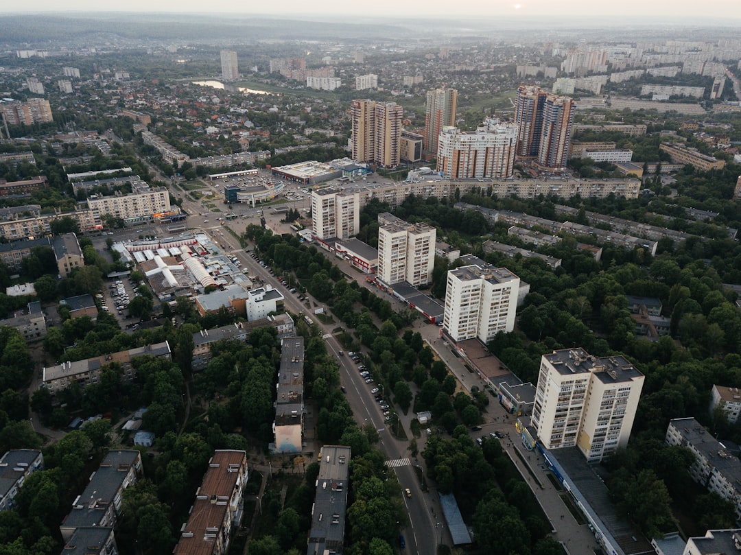 aerial view of city buildings during daytime