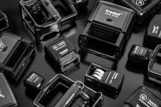 black and silver smart watches