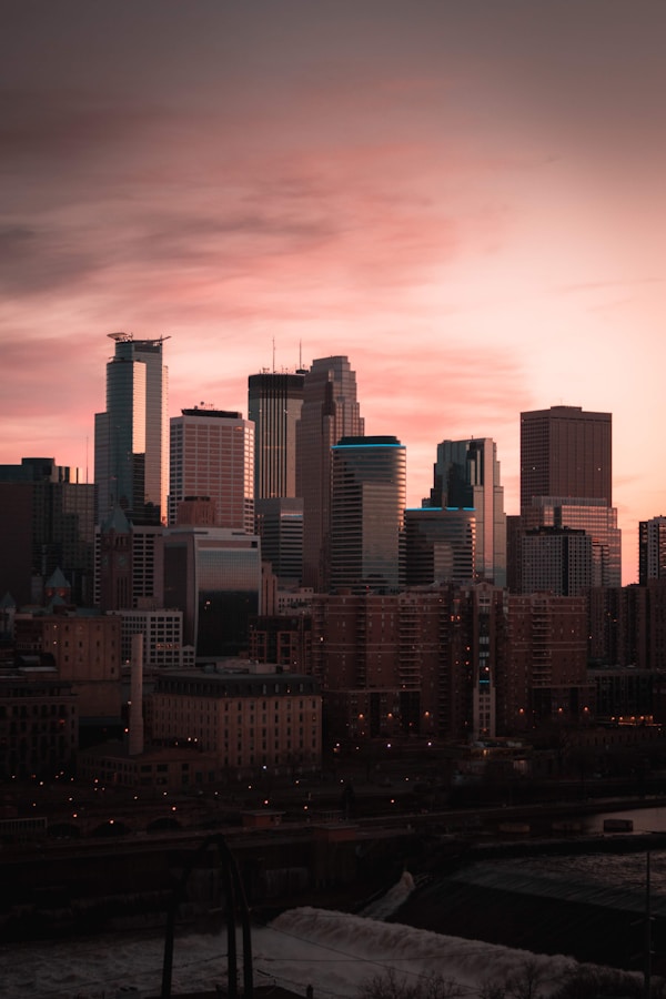 Pink sky in the city @nalty_photography on Instagram by Kevin Nalty